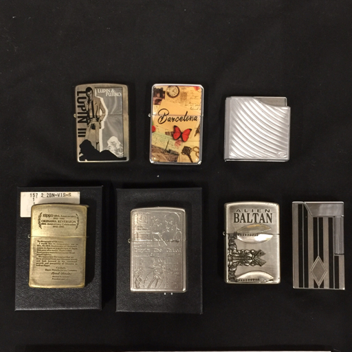 ジッポー ルパン三世 / ウルトラマン 他 ロンソン 等 オイルライター ガスライター 喫煙具 現状品 計7点 A21431拍卖