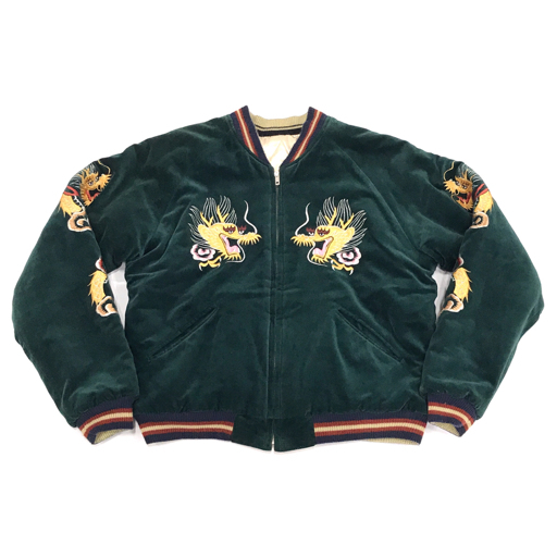 東洋 テーラー M サイズ TT10727 リバーシブル スカジャン 横須賀ジャンパー DRAGON × OKINAWA MAP メンズ アウター拍卖