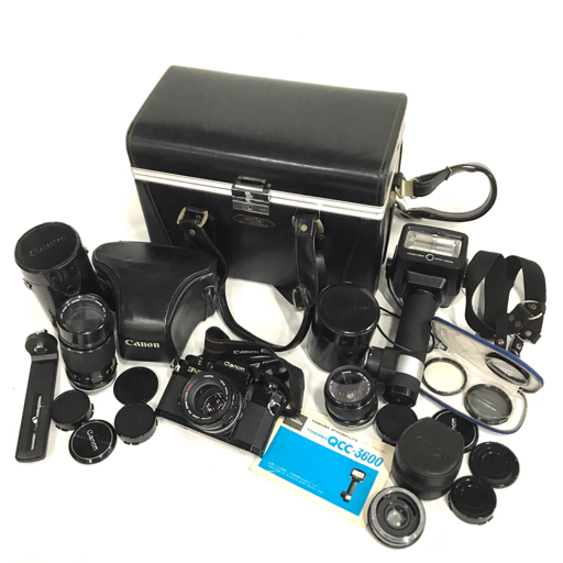 Canon F-1 FD 50mm 1:1.4 S.S.C. 一眼レフ マニュアルフォーカス フィルムカメラ 光学機器 QN112-14拍卖