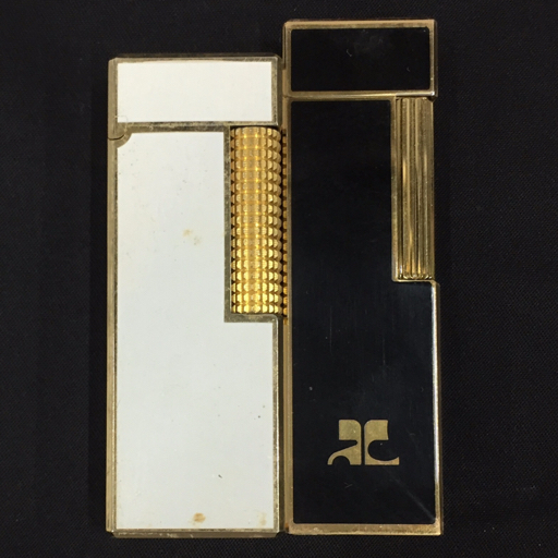 1円 プリンス / クレージュ ガスライター ローラー式 ライター 喫煙具 喫煙グッズ 2点 セット 現状品 A21484拍卖