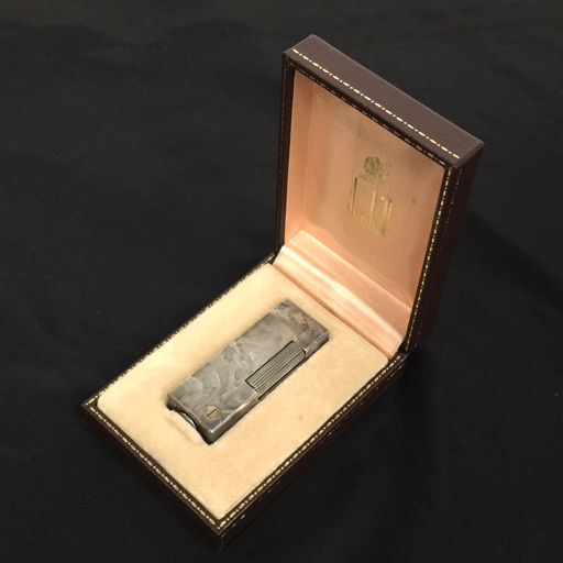 ダンヒル ガスライター ローラー式 ライター シルバーカラー 火花× 喫煙具 喫煙グッズ dunhill QG112-15拍卖