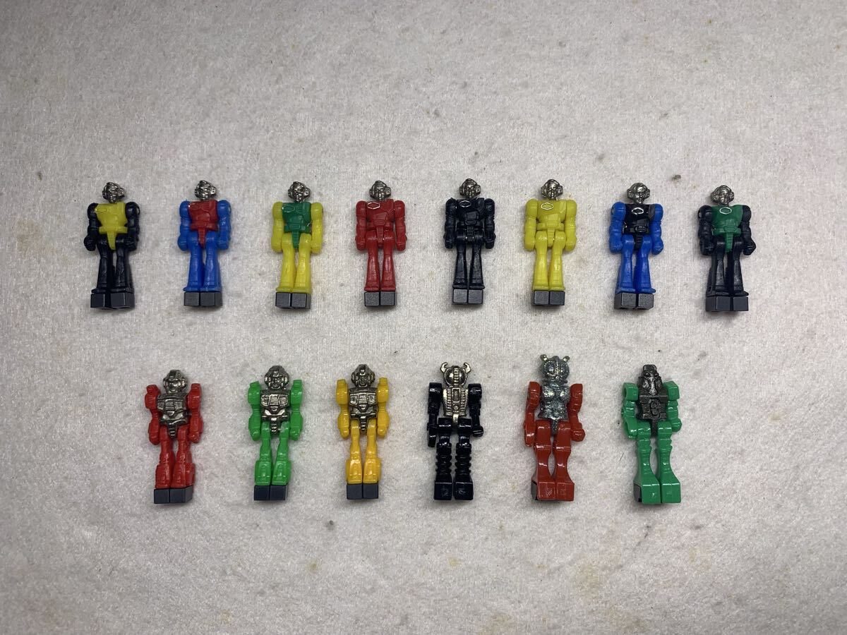 美品 当時物ダイアクロン 隊員14体 トランスフォーマー G1 タカラ 玩具 戦隊 超合金 ミクロマン フィギュア ビンテージ レトロ ポピー拍卖
