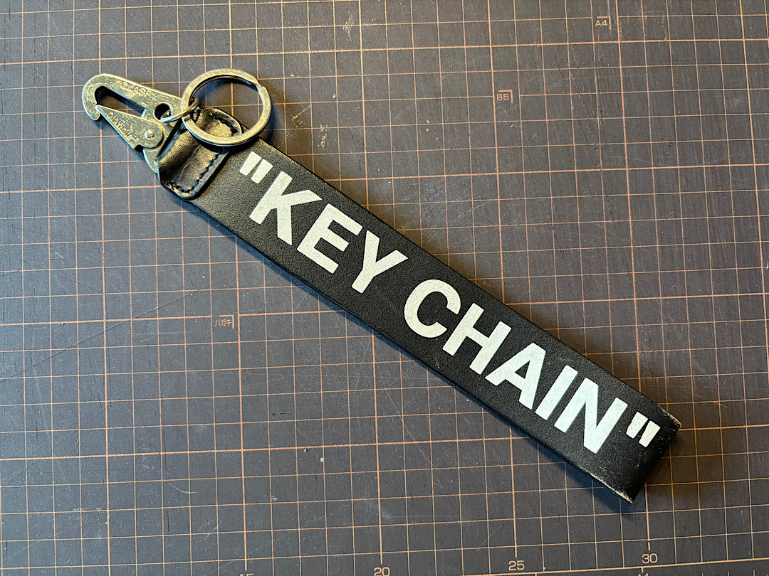 正規品 OFF-WHITE "KEY CHAIN" オフホワイト キーチェーン キーホルダー イタリア ブラック拍卖