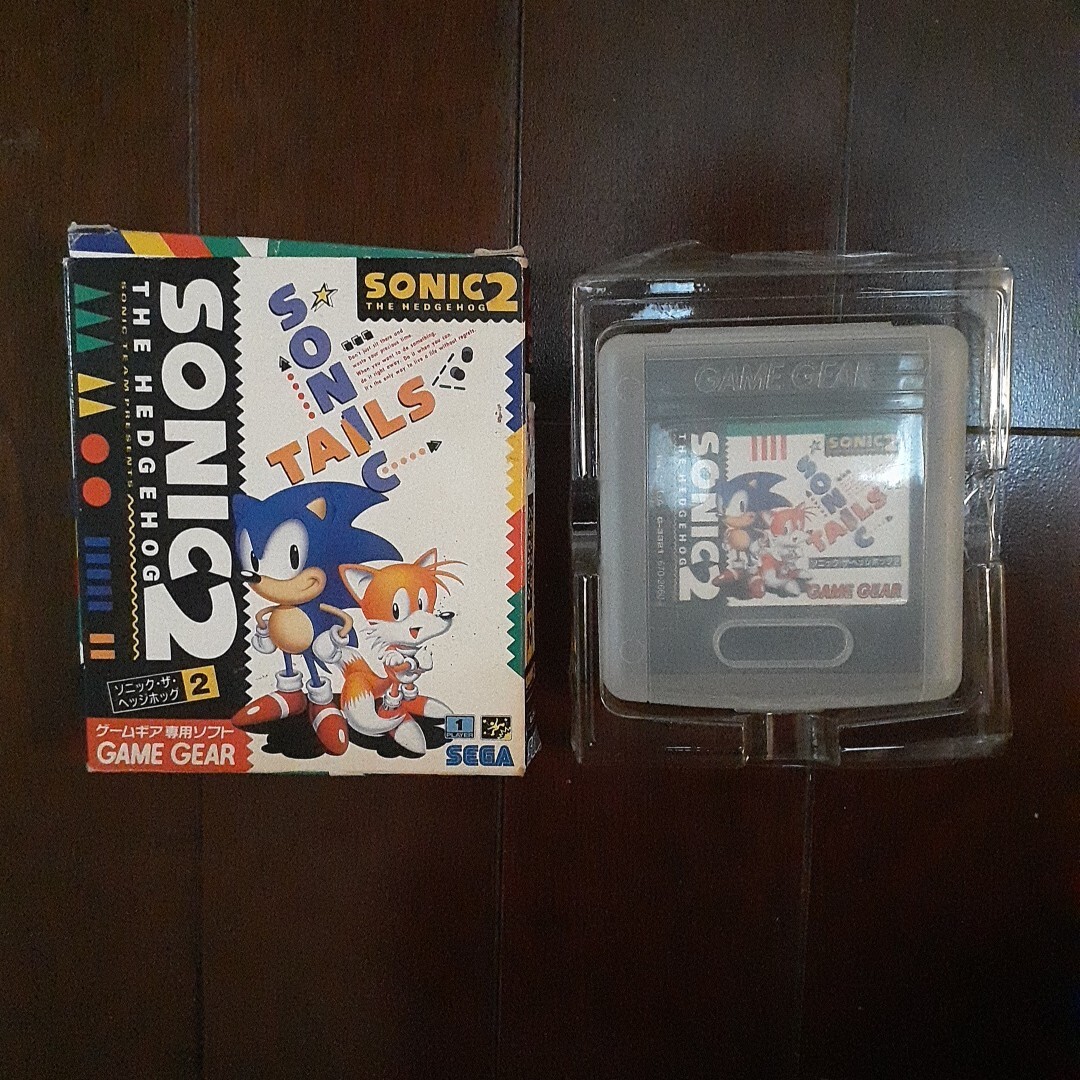 ソニック ザ ヘッジホッグ2 【ゲームギア】 GG SONIC SEGA セガ 箱あり 取説無し 当時物 レア拍卖