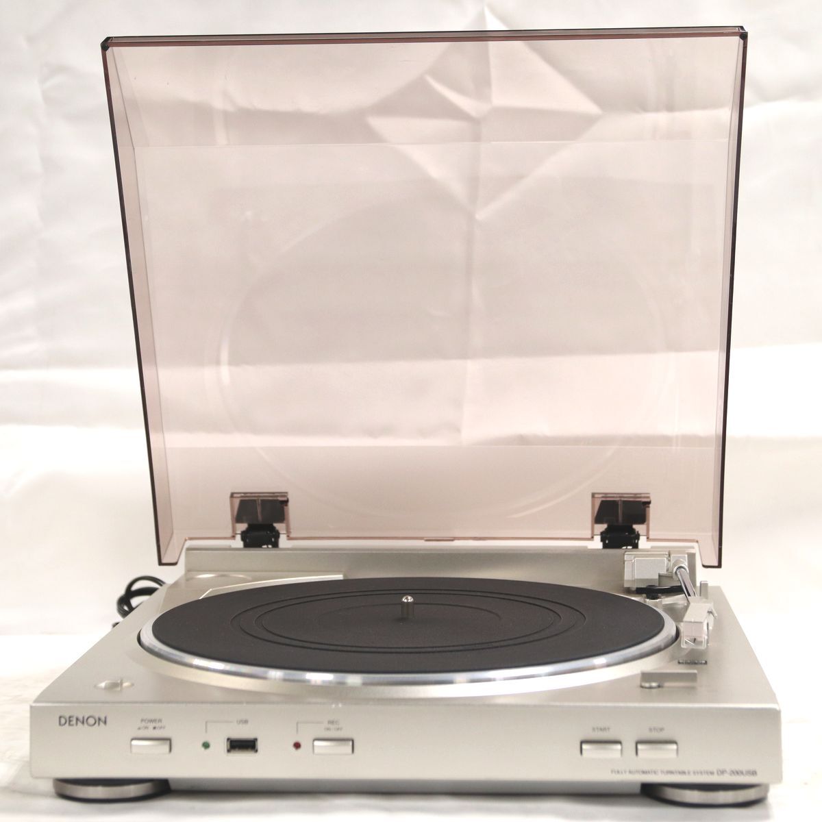 【店頭併売・中古】DENON レコードプレーヤー DP-200USB ※中古保証6ヵ月拍卖