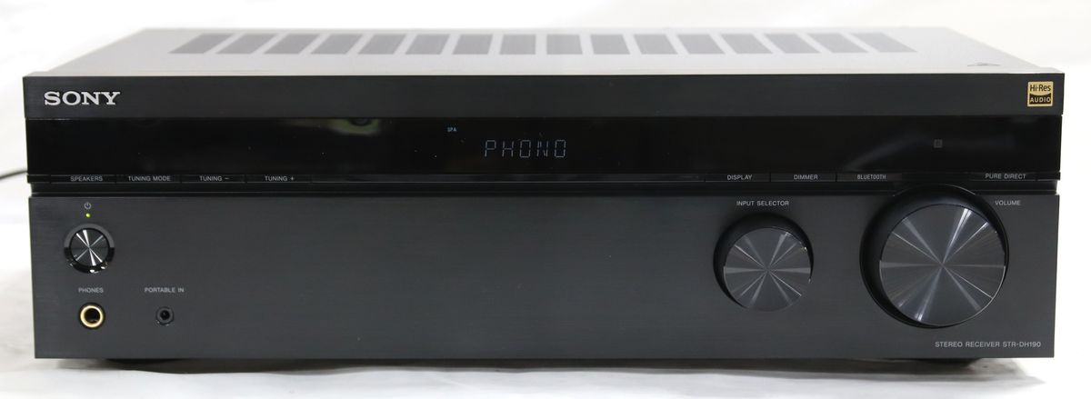 【店頭併売・中古】SONY プリメインアンプ STR-DH190 ※中古保証6ヵ月拍卖