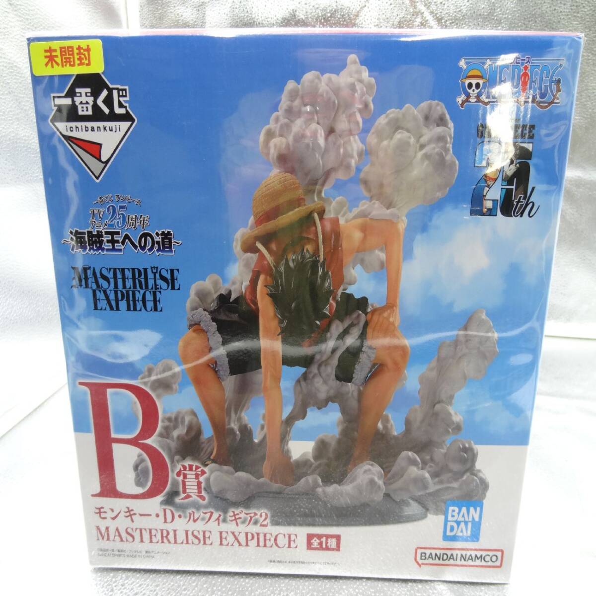 未開封 ワンピース TV25周年 ~海賊王への道~ 一番くじ B賞 モンキーDルフィ ギア2 バンダイ MASTERLISE EXPIECE ② Y20251024081拍卖