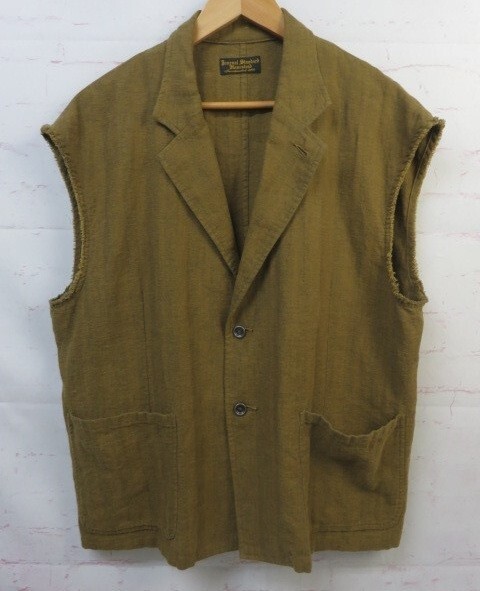 J.S.Homestead ジャーナルスタンダードホームステッド ベスト スリーブレス 25011470602010 ブラウン F 991868416#4拍卖