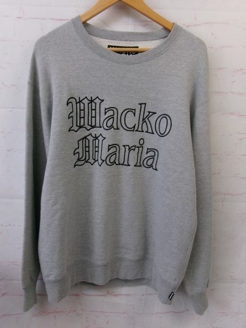 WACKO MARIA ワコマリア HEAVY WEIGHT CREW NECK SWEAT SHIRT TYPE2 スウェット トレーナー グレー M 991883963#2拍卖