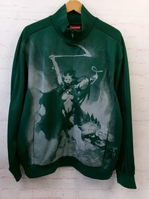 Supreme シュプリーム Frank Frazetta Track Jacket トラックジャケット ジャージ グリーン XL 991882091#2拍卖