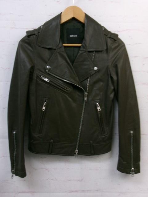 DRWCYS ドロシーズ ダブルライダースジャケット レザージャケット 36-33141004 ブラウン 1 991850734#拍卖