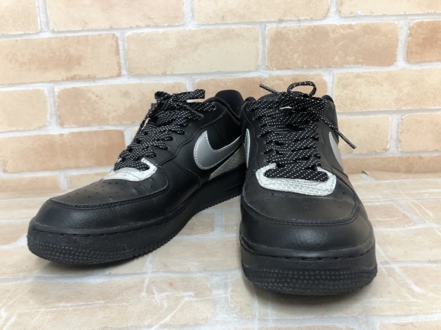 NIKE ナイキ ×3M Air Force 1 '07 LV8 CT2299-001 ブラック×シルバー US8.5 111438058#2拍卖