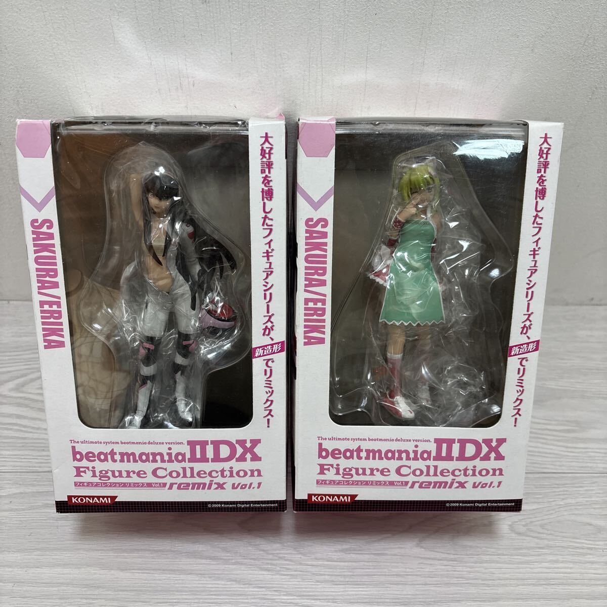 SF204「beatmaniaIIDX」 フィギュアコレクションリミックス Vol.1 フィギュア 全2種セット SAKURA/ERIKA ビートマニアⅡDX サクラ エリカ拍卖