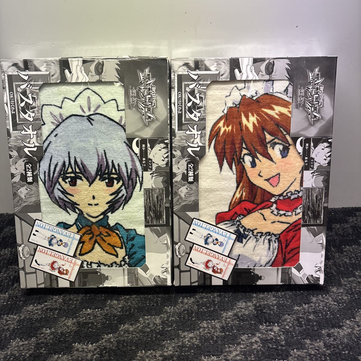 SF223 新世紀エヴァンゲリオン 使徒、再び バスタオル 全2種セット 未使用 未開封 メイドスタイル 綾波レイ 惣流・アスカ・ラングレー 拍卖