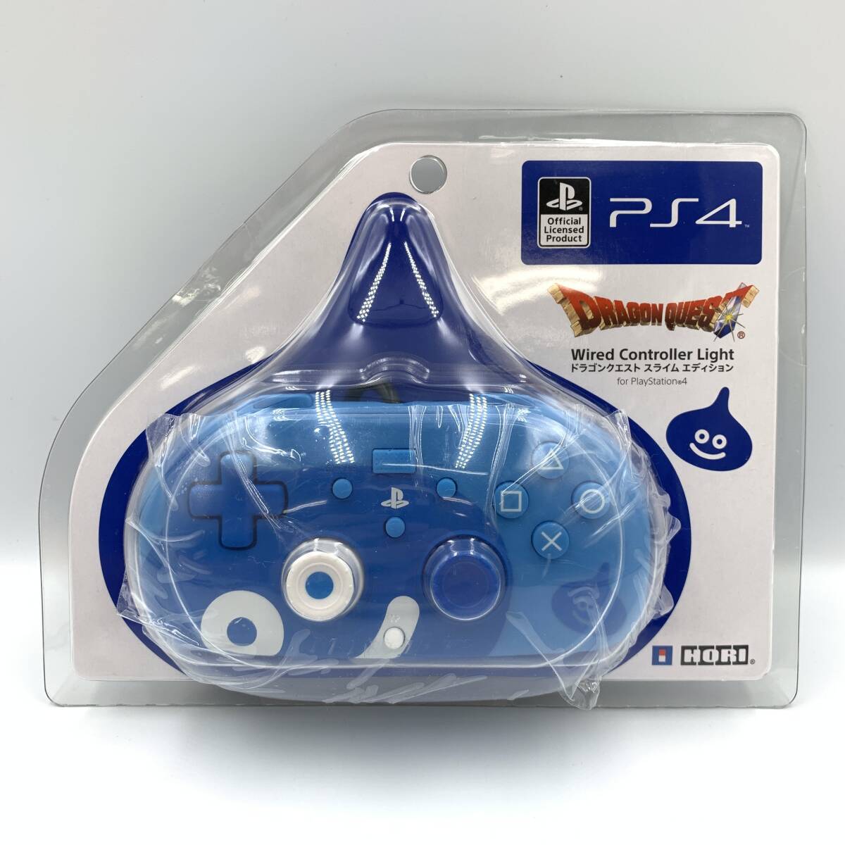 未開封 HORI PS4 ワイヤードコントローラーライト ドラゴンクエスト スライムエディション ホリ拍卖