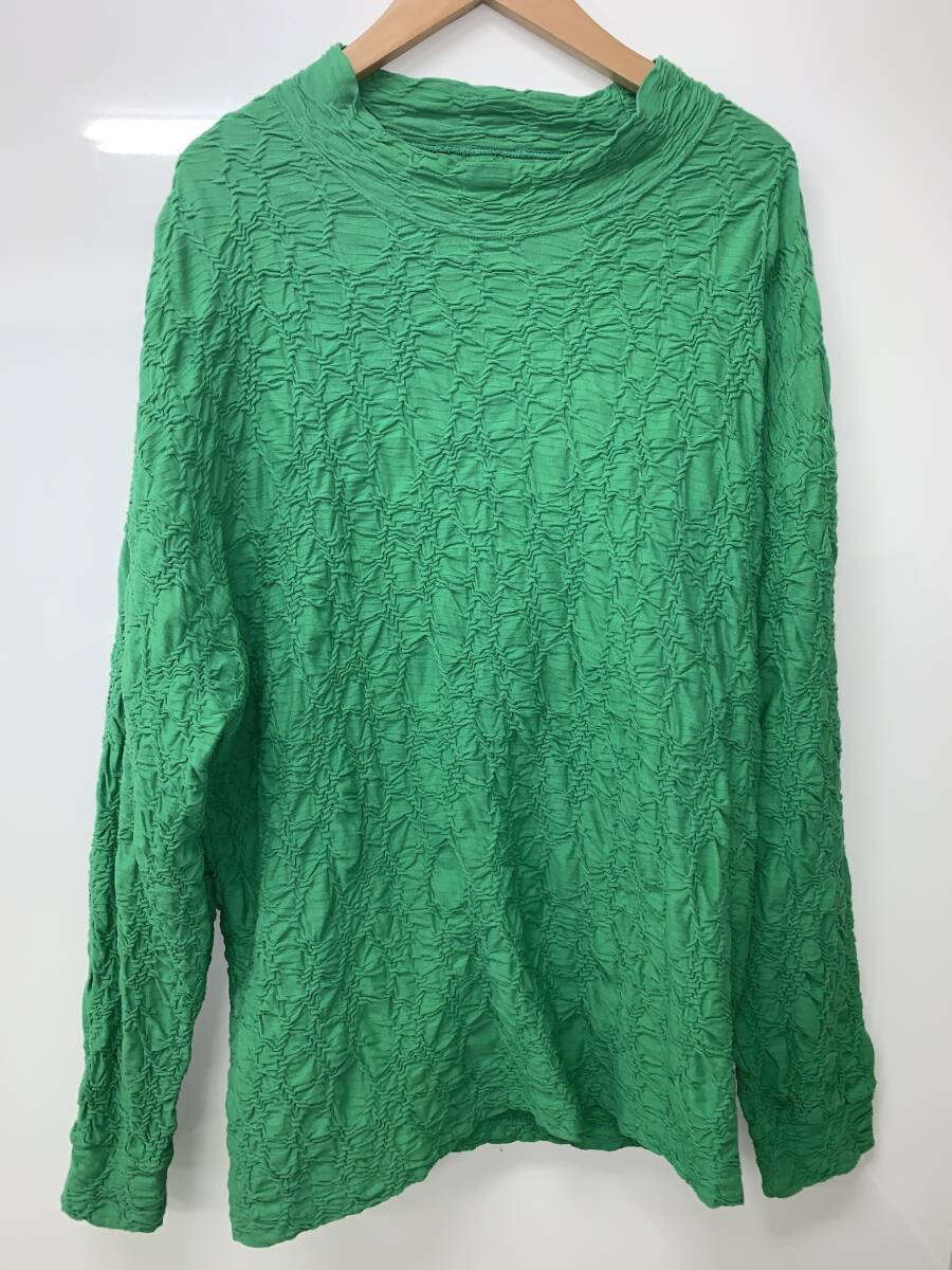 MAISON SPECIAL プライムオーバー シャーリング モックネック Tシャツ サイズ2 ロングスリーブ メゾンスペシャル ユニセックス グリーン拍卖