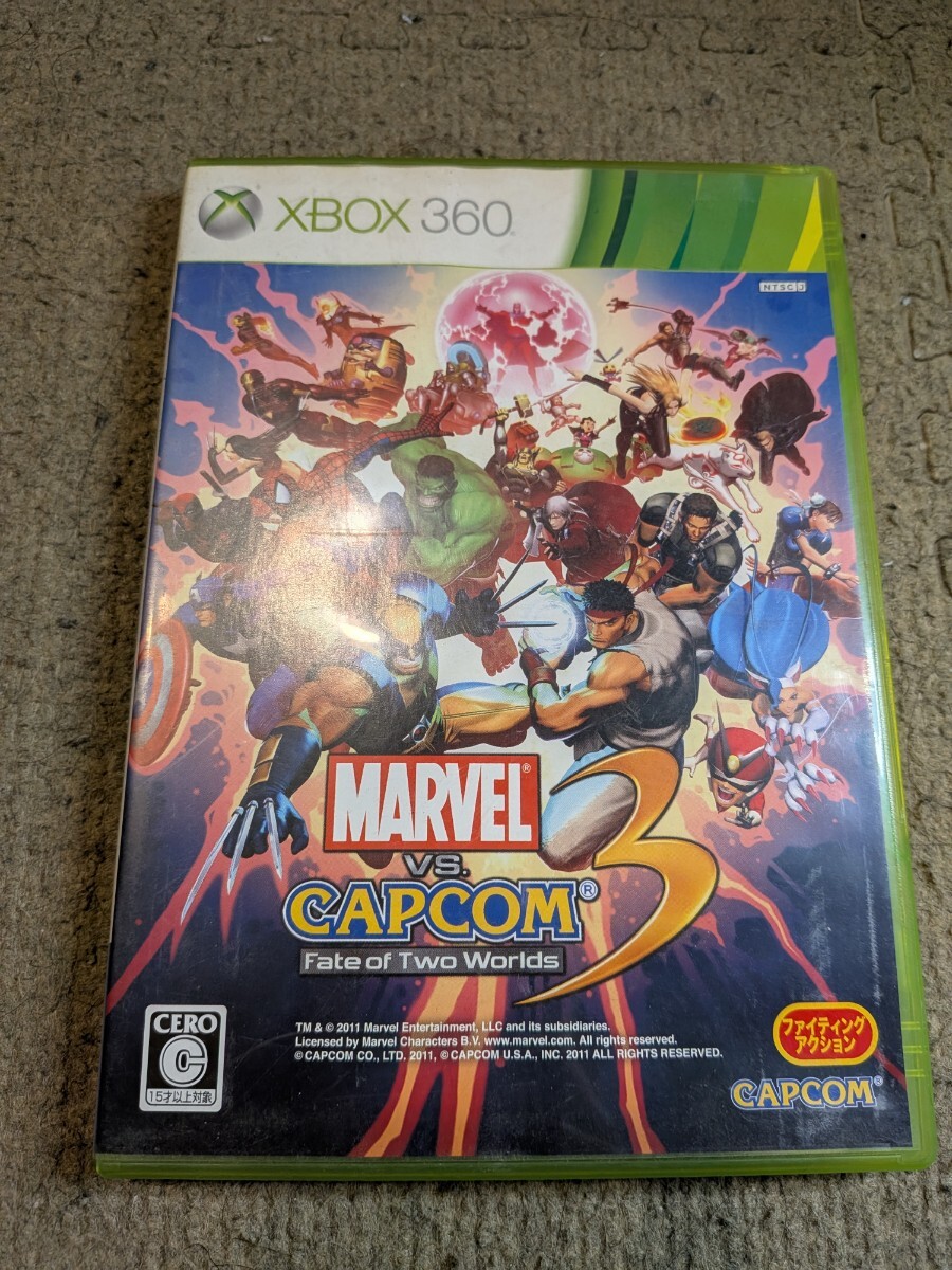 Xbox360ソフト マーヴル VS カプコン3 フェイトオブトゥーワールド CAPCOM拍卖