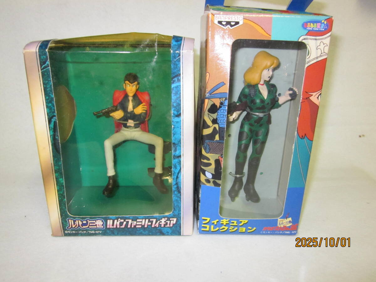 ★ ルパン三世 ★ ファミリーフィギュア ★カリオストロの城 峰不二子 ★ 2個セット バンプレスト 現状品拍卖