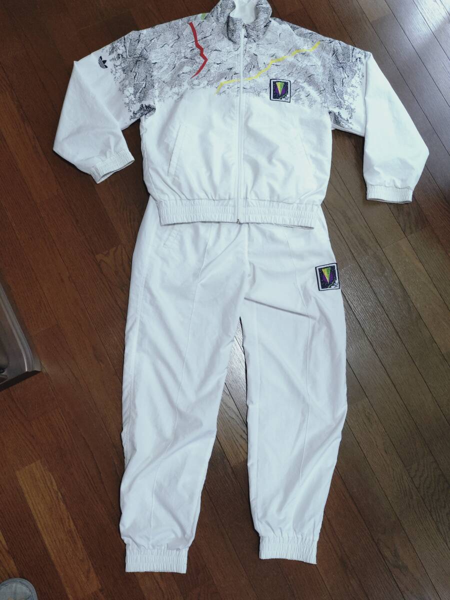 adidas アディダス テニス ウエア上下セット ウォームアップスーツ 1990年前後 ステファンエドバーグ (ステファン・エドベリ) 限定モデル拍卖