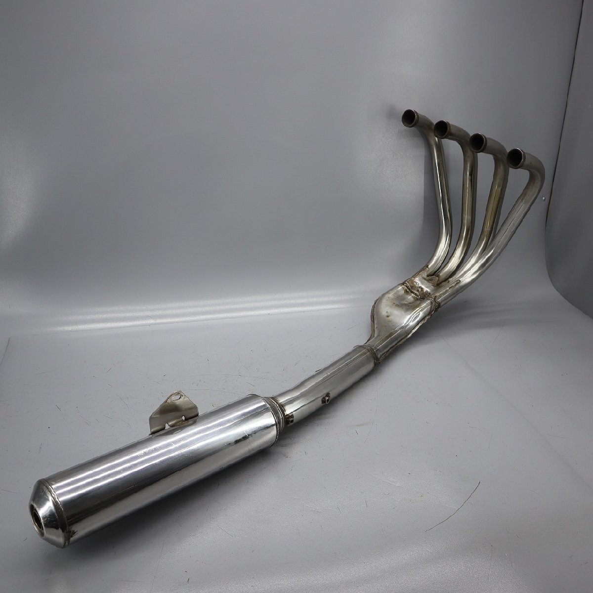 ホンダ CBR400F NC17 純正 フルエキ マフラー サイレンサー HM MJ6 K 250926AF0001拍卖