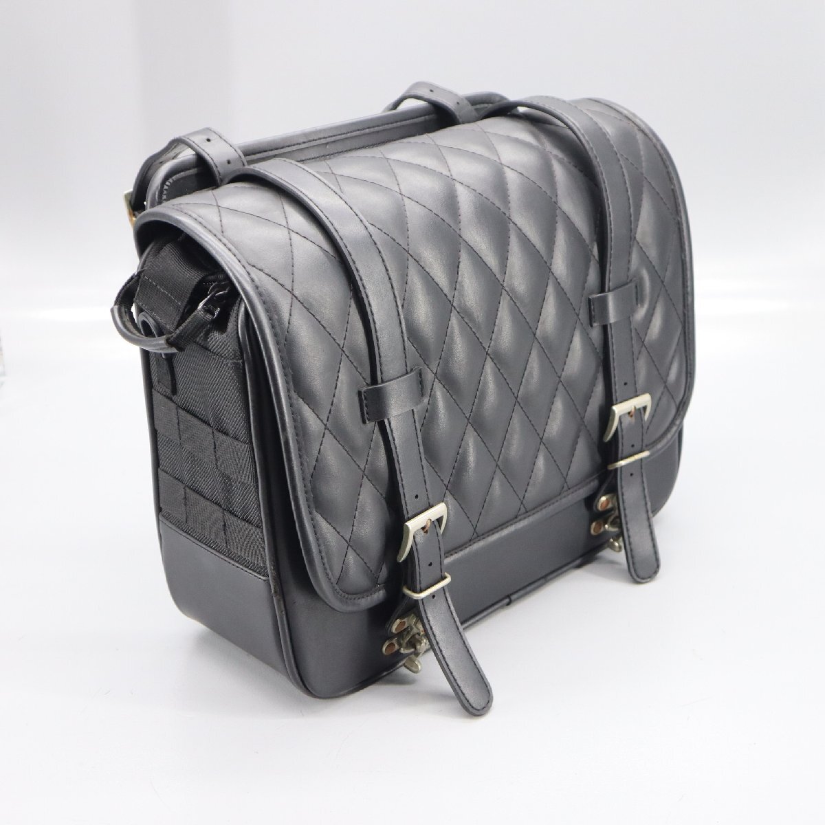 ヘンリービギンズ サドルバッグ サイドバッグ ダイヤ (ハーレー アメリカン クラシック 等) 250822BD0322拍卖