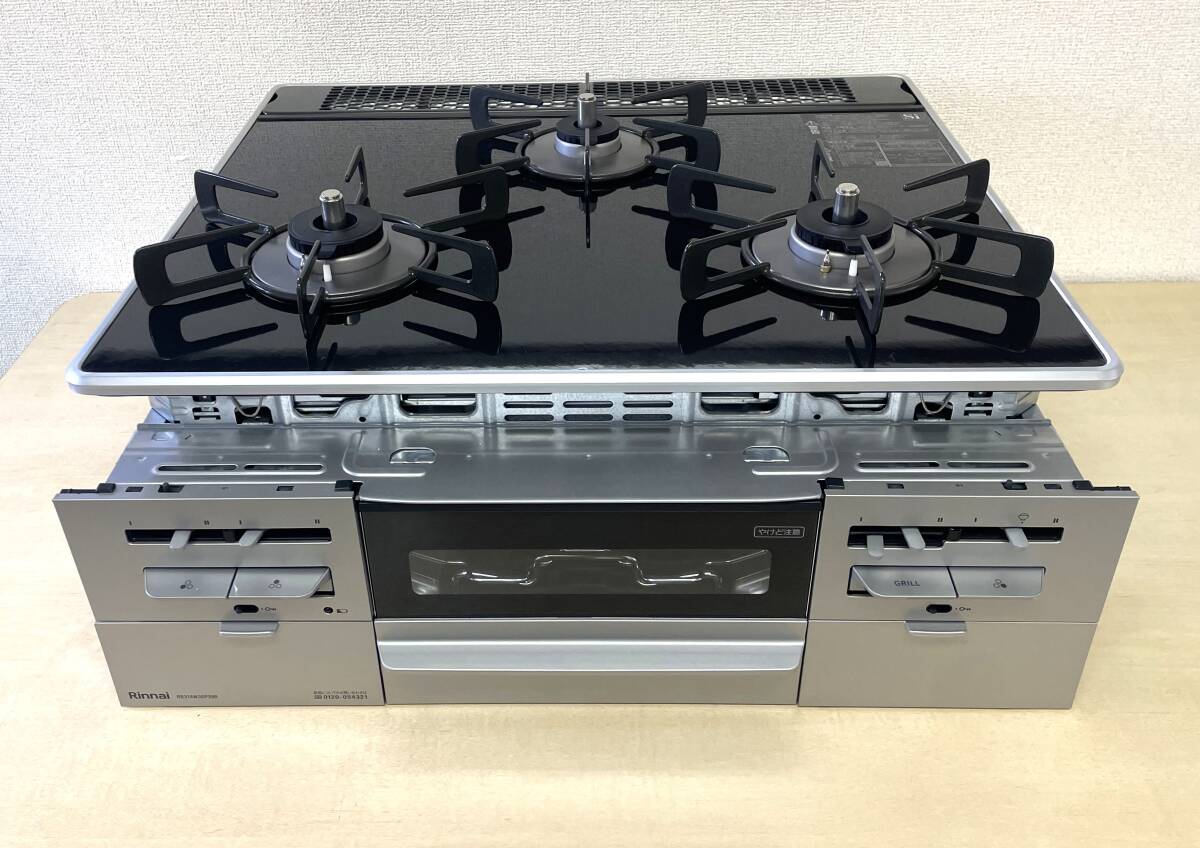 ◆モデルルーム展示品/未使用品/Rinnai Style/リンナイ/RB31AW36P39RVW/パールクリスタル/60cm/都市ガス用◆T1拍卖