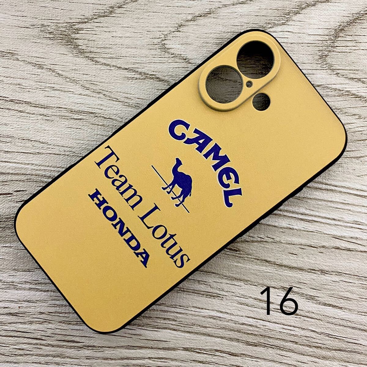 キャメル ロータス ホンダ iPhone 16 ケース F1 アイルトン・セナ スマホ拍卖
