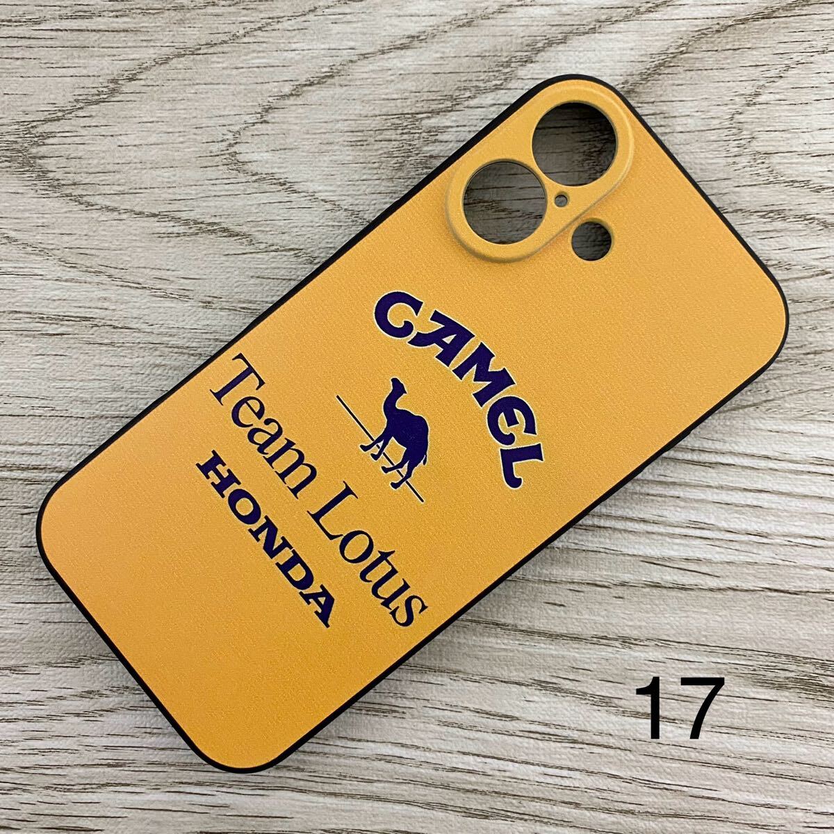 キャメル ロータス ホンダ iPhone 17 ケース F1 アイルトン・セナ スマホ拍卖
