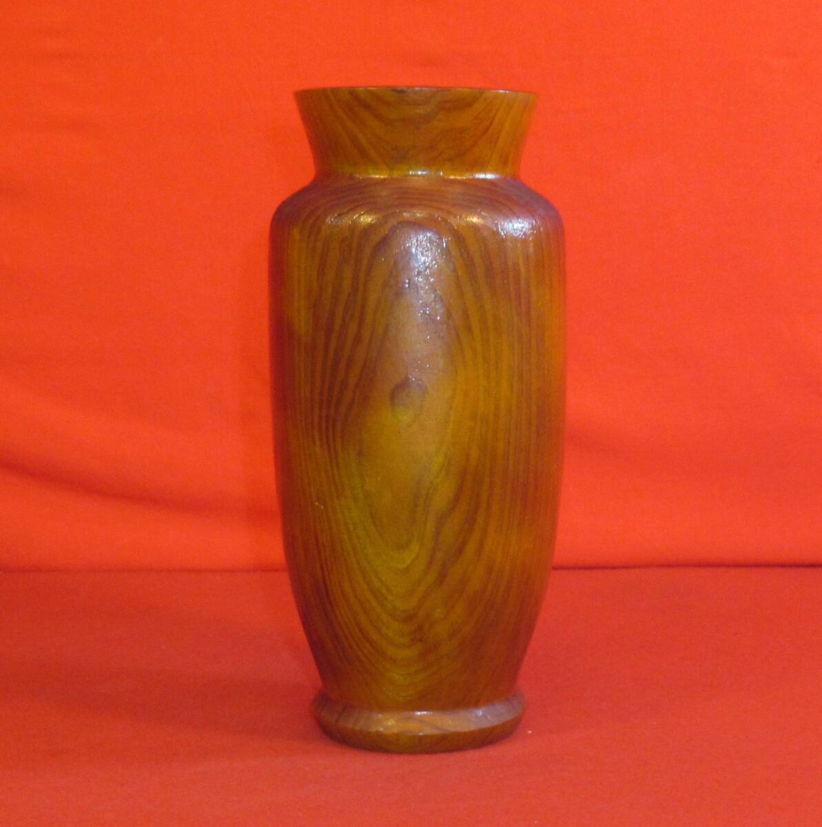 『屋久杉 花入れ 在銘「屋久杉 ジール付」高さ25㎝』拍卖