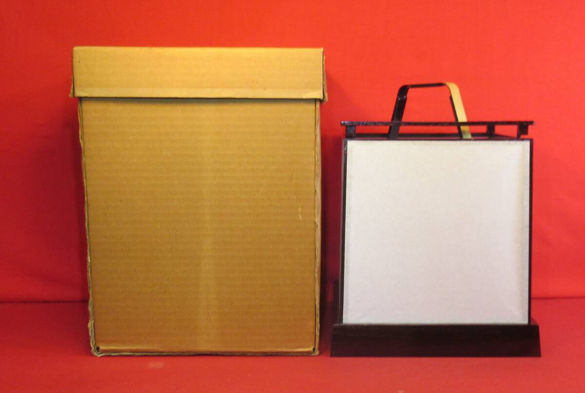 茶道具『行灯』夜咄 共箱入 灯火具 指物 灯火器 灯明台ランプ 照明器具 茶事 七事式 茶道教室 表千家裏千家武者小路千家千家十職拍卖