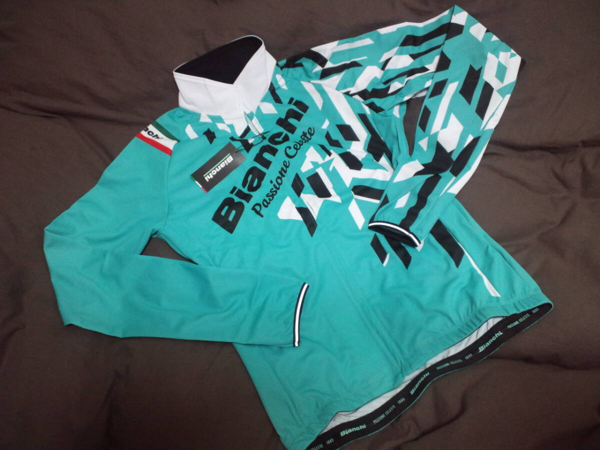 JP213S1103CK003◆チェレステ◆新品◆M◆BIANCHI ◆ ビアンキ ◆ロングスリーブジャージ◆サイクリングウエア 拍卖