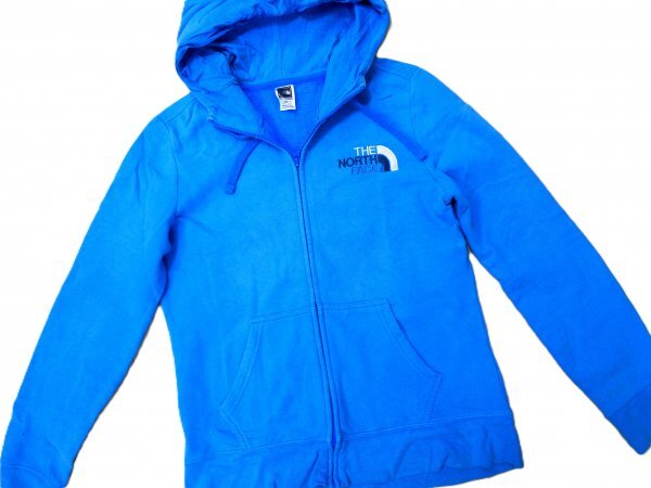 THE NORTH FACE ザ・ノースフェイス ★ パーカー ★ ライトブルー・ロゴ刺しゅう入り拍卖