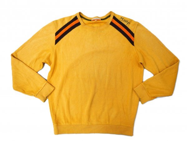 CASTELBAJAC カステルバジャック ★ トレーナー ★ オレンジ・アップリケ・ロゴ刺しゅう入り拍卖