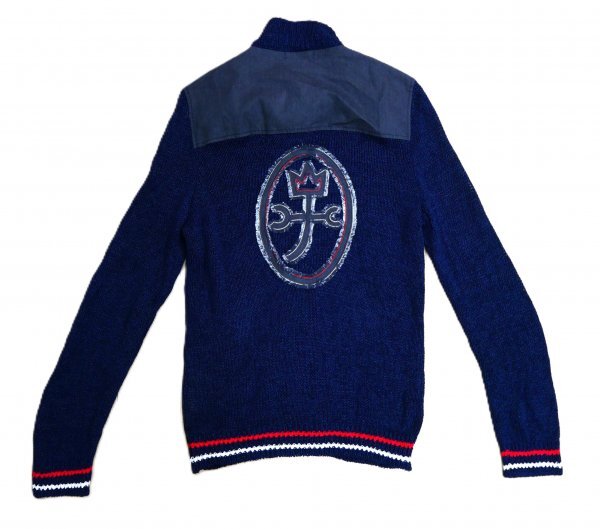 CASTELBAJAC カステルバジャック ★ インディゴ製品・ジャケット ★ ネイビー・ビッグロゴマーク入り拍卖