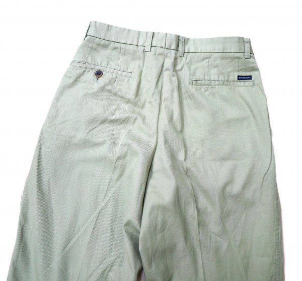 Burberrys バーバリー ★ スラックス・パンツ・ボトムス ★ カーキ・ロゴラベル付き拍卖