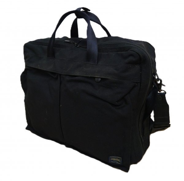 PORTER ポーター ★ 3WAYブリーフバッグ・書類バッグ・リュック・ショルダーバッグ・トートバッグ ★ ブラック拍卖