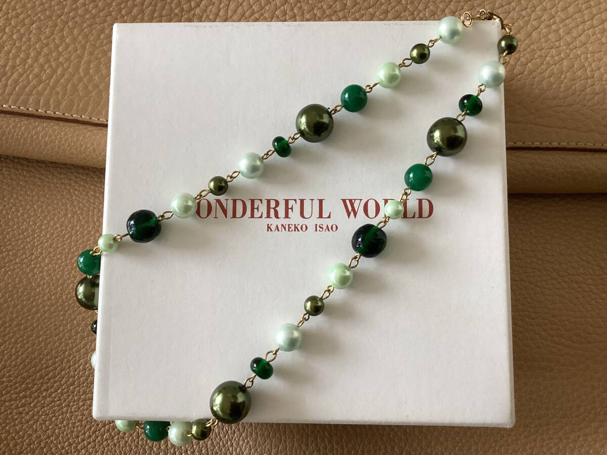★未使用★ワンダフルワールド  パールと和ガラスネックレス拍卖
