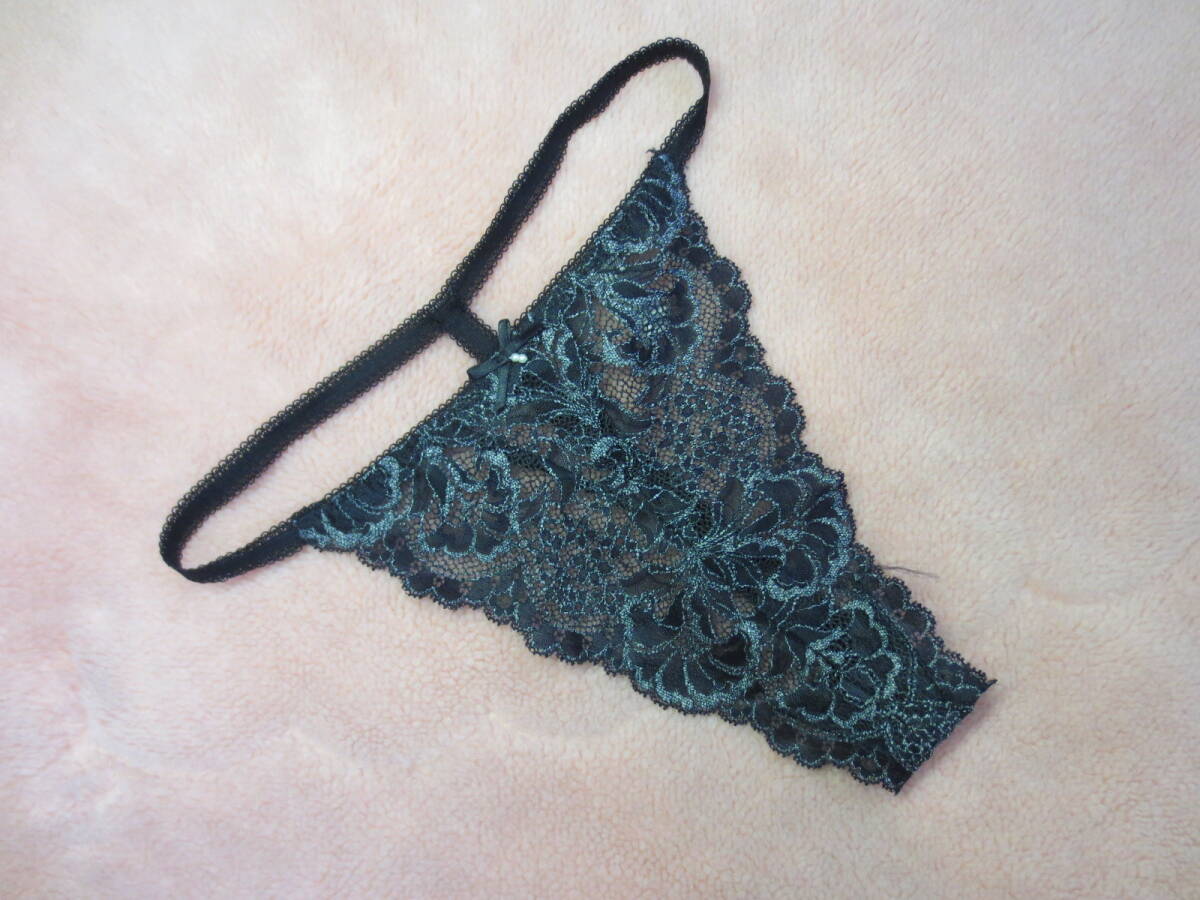 レディース Tバック ショーツ Mサイズ ブラック ツルツル サラサラ tutuanna チュチュアンナ aimerfeel エメフィール拍卖