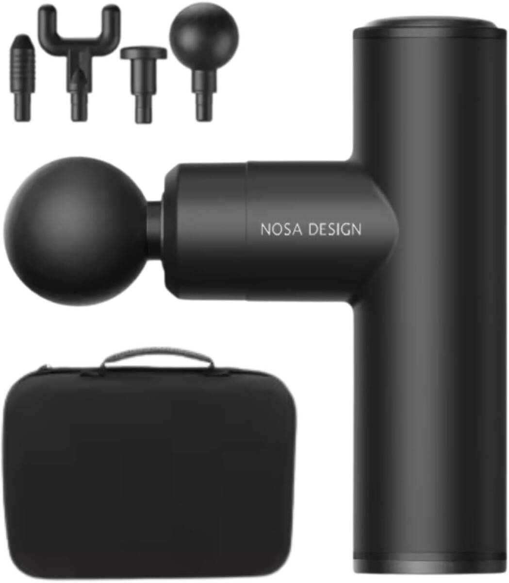 801916 筋膜リリースガン BLACK ハンディガン 高出力パワーモーター内蔵 大容量バッテリー搭載拍卖