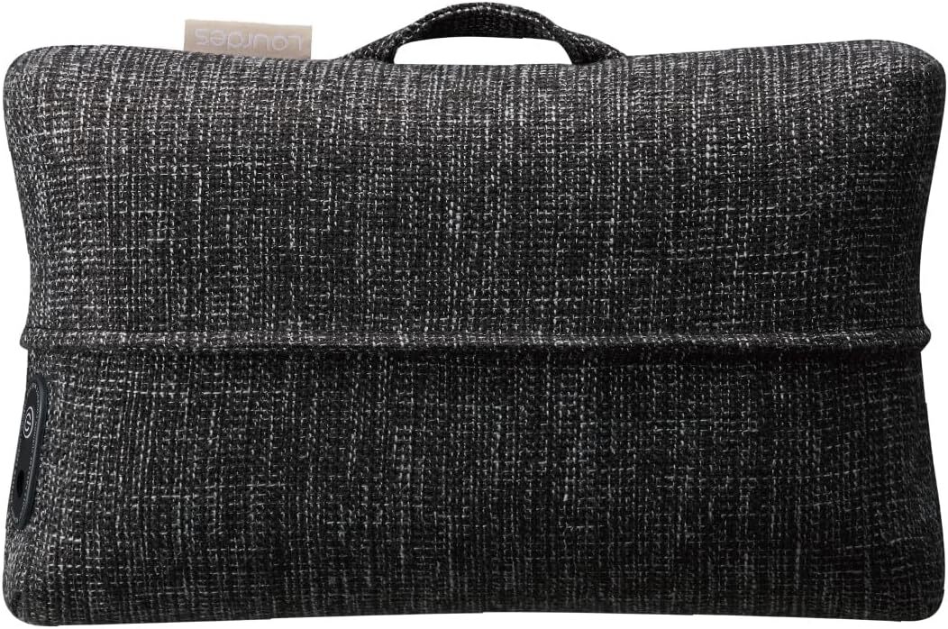 802121 アテックス マッサージ器 腰 肩 背中 ルルド マッサージクッション ミニ ブラック AX-HCL318bk 4948731024888拍卖