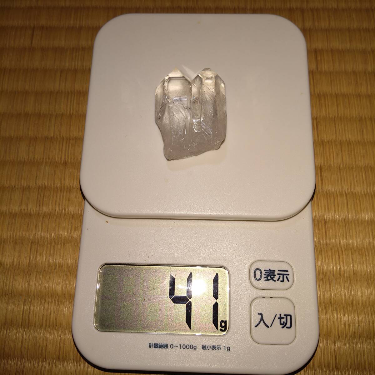 国産鉱物 水晶 広島県 世羅町 透明度高い レア産地拍卖