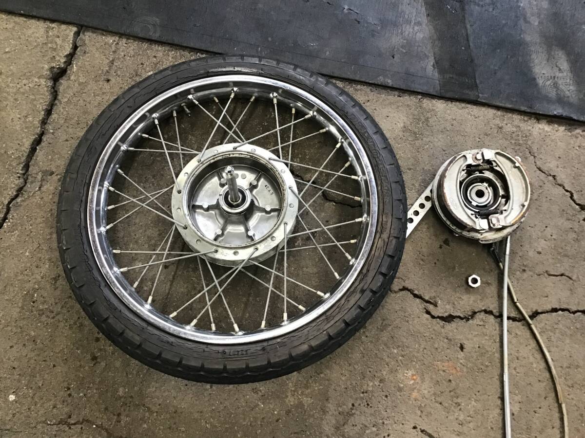 ホンダ CB125 1967製 フロントホイール DID ハブ ブレーキ メーターギア ( 検索、CB92 CB72 CB750 )拍卖