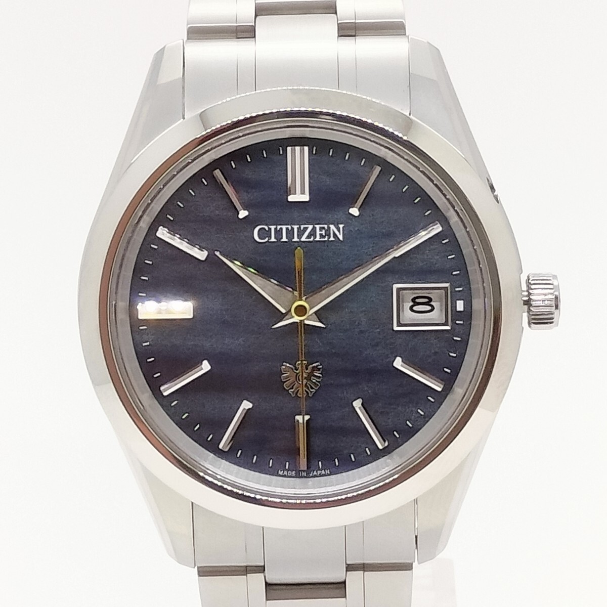 1円~【美品】CITIZEN ザ・シチズン 藍染和紙文字盤 100周年限定モデル 世界限定600本 AQ4100-65L 箱保付きメンズ腕時計拍卖