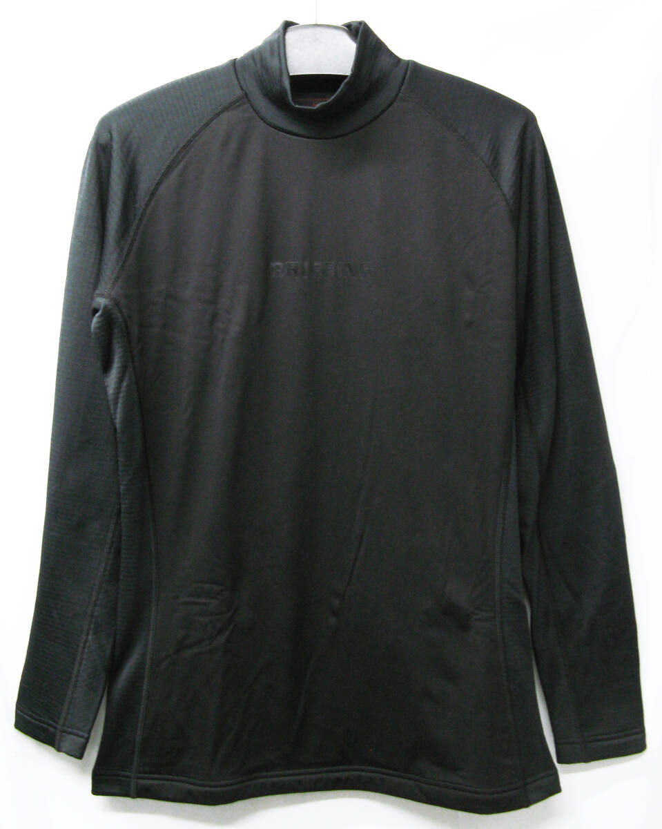 送料無料 BRIEFING GOLF MEN’S LOGO L/S TEE M BLACK * ブリーフィング サンプル品 厚手 ロンT メンズ M 長袖 Tシャツ サンプル品 新品拍卖