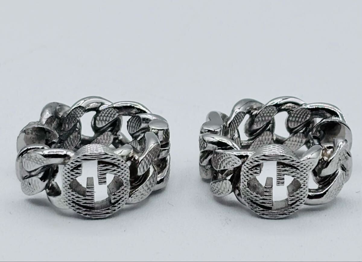 【AG-10】GUCCI グッチ インターロッキングG ピアス アクセサリー 現状品拍卖