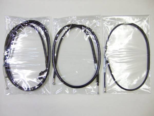 SR400 ’01~ワイヤーセット(15cmロング)新品 セット品拍卖