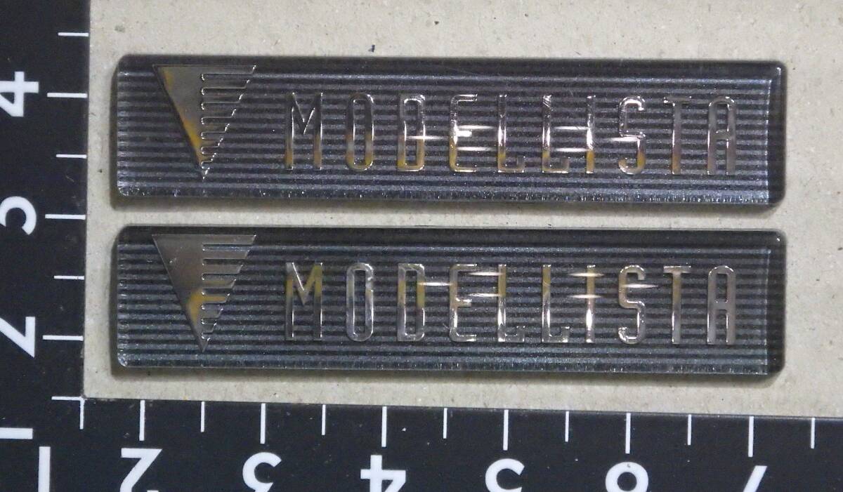 即決 モデリスタ エンブレム スポイラー用 2個 ※送込拍卖