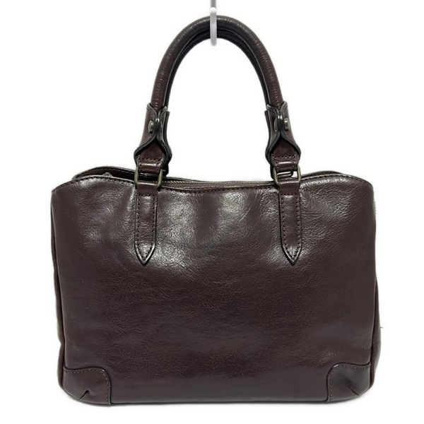 ダコタ Dakota ハンドバッグ - レザー ダークブラウン バッグ拍卖