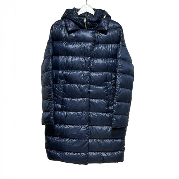 ヘルノ HERNO ダウンコート サイズ40 M - ネイビー レディース 長袖/ジップアップ/冬 コート拍卖