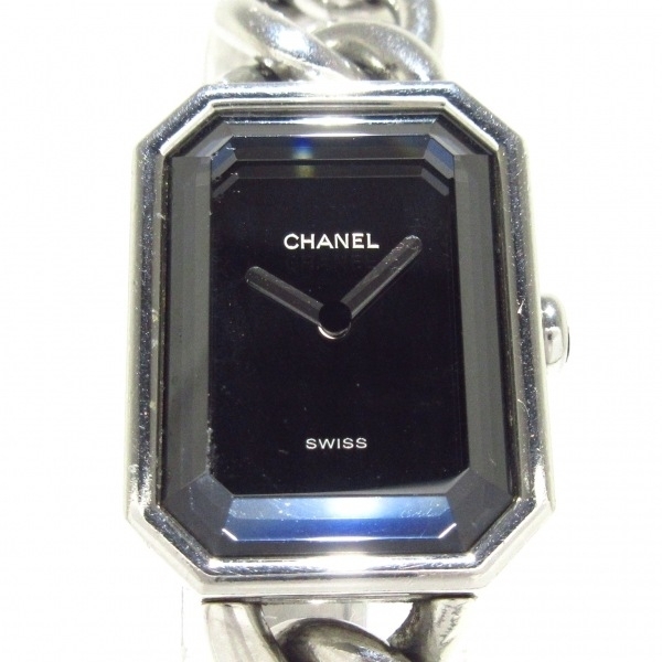 CHANEL(シャネル) 腕時計 プルミエール レディース サイズ:L 黒拍卖